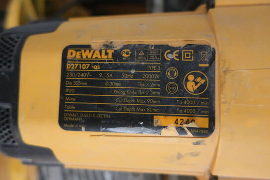 Afkorter/geringssav DEWALT D27107 -QS