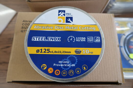 400 pcs. Cutting discs for stainless steel