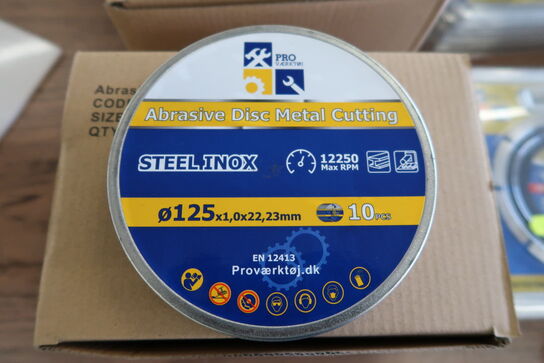 400 pcs. Cutting discs for stainless steel