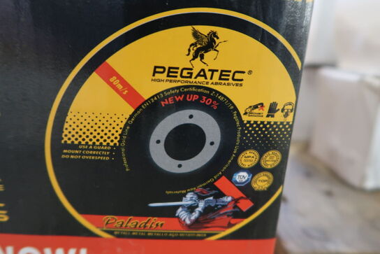 400 pcs. Cutting discs PEGATEC for metal