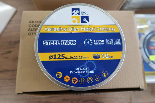 400 pcs. Cutting discs for stainless steel