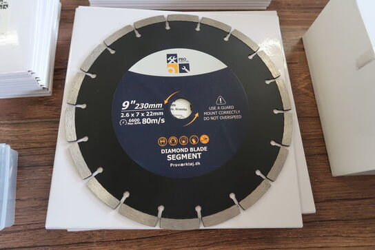 20 pcs. Diamond cutting blades 230mm