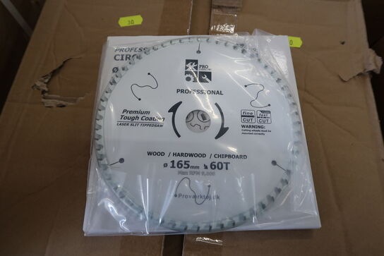 50 pieces. Blades for circular saw 165mm 60T