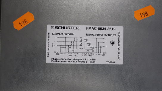 Filtermodul SCHURTER FMAC-0934-3612l