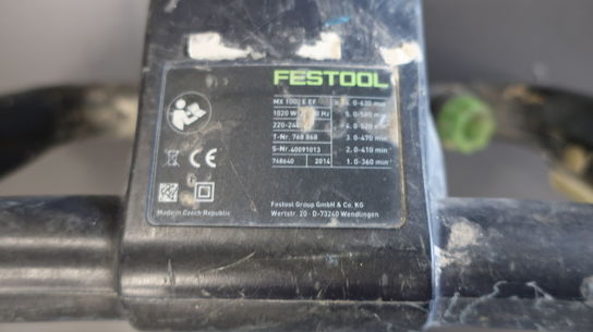 Røreværk FESTOOL MX 1000 E EF (Oplyst defekt)