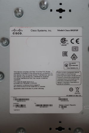 2 stk. router SAGAMCOM og CISCO 892FSP