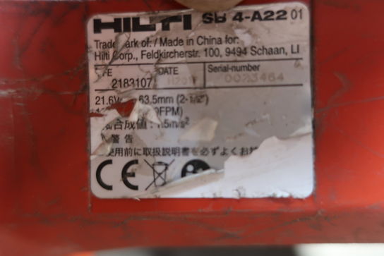 Båndsav HILTI SB 4-A22