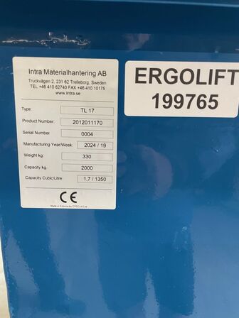 Tipcontainer, ErgoLift TL 17