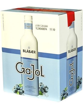 6 fl. GAJOL BLÅBÆR 1 LITER - 16.4%