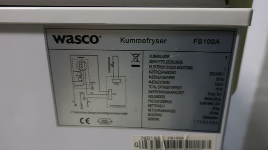 Kummefryser WASCO FB100A