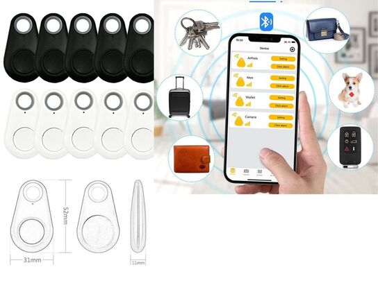10 stk. Tracker. Virker via bluetooth på telefon.