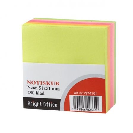 48 stk. Post it notes cube med 250 ark. ubrugt