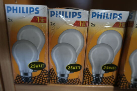 Hylde med 25 watt pærer PHILIPS