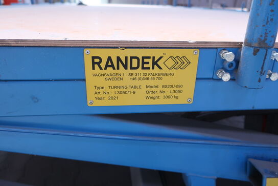 Monteringsbord RANDEK Turning Table BS20U-090