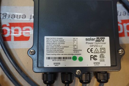 180 stk Solar Edge poweroptimizer 250w (MOMSFRI)