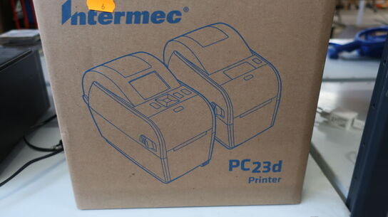 2 stk. labelprintere INTERMEC PC23d