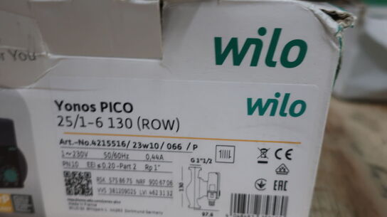 Cirkulationspumpe WILO Yonos Pico 25/1-6 130 ROW