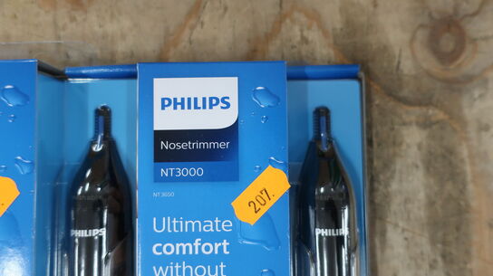 2 stk. næsetrimmere PHILIPS NT3000