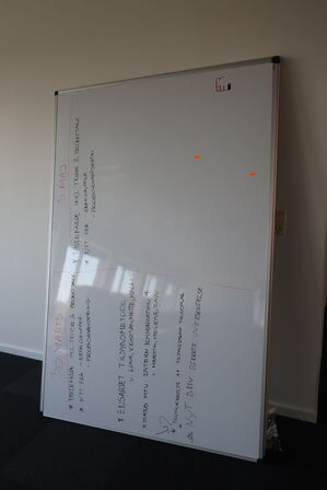 4 stk. whiteboards BI-OFFICE