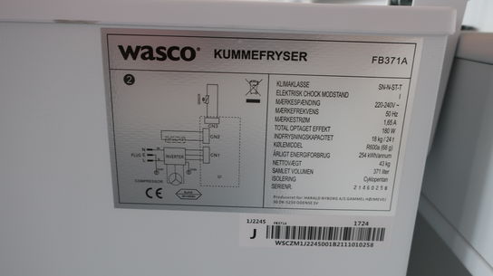 Kummefryser WASCO FB371A