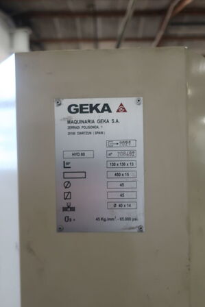 Lokkemaskine GEKA HYDROCROP 80 S