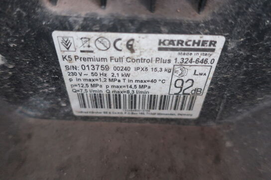 Højttryksrenser KARCHER K5 Premium Full Control Plus