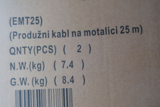 2 stk. kabeltromle BEOROL 25m