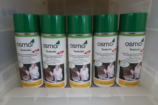 5 stk. Teakolie spray OSMO