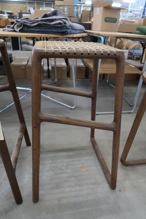 2 stk. Barstole OSLO CHAIR Dark Oak