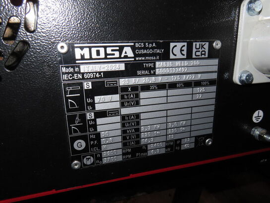 Elektrodesvejser, MOSA MAGIC WELD 200
