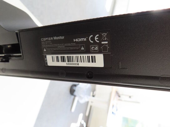 2 stk. 27" monitor, CEPTER CE27NOVA og laminator
