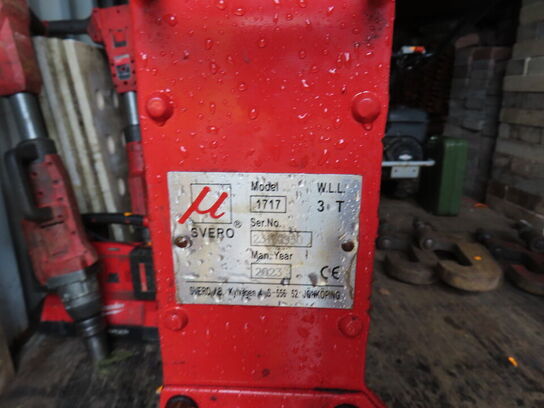 Donkraft, SVERO 1717, 3000 kg.