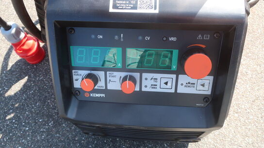 Elektrodesvejser, KEMPPI MASTER S 400 med div. elektroder