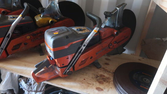 Kapsav, HUSQVARNA K1270 RAIL med 3 ekstra skæreskiver