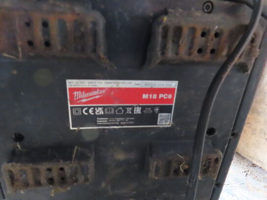 2 stk. slagnøgle, MILWAUKEE M18 FHIWF1R med lader M18 PC6