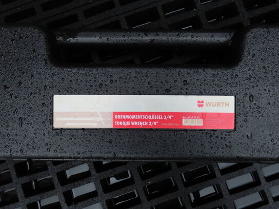 Momentnøgle, WÜRTH 3/4" 300-1000Nm