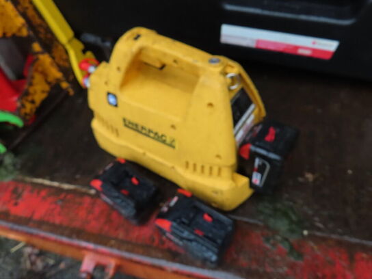 Accu. hydraulicpumpe, ENERPAC XC1402M med to ekstra accu.
