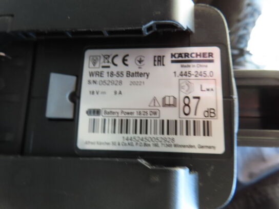 Ukrudtsfjerner, KÄRCHER WRE18-55 Battery