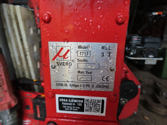 Donkraft, SVERO 1717, 3000 kg.
