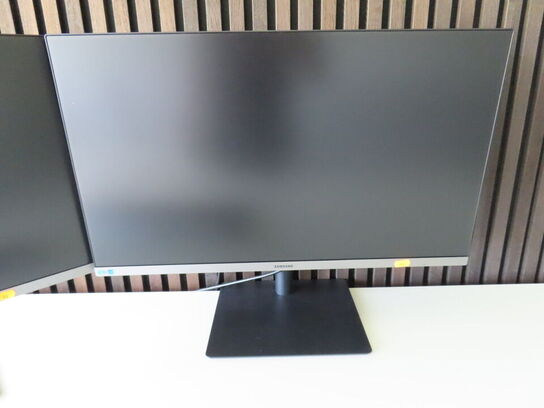 2 stk. 27" monitor, SAMSUNG S27R652FDU, docking og tastatur