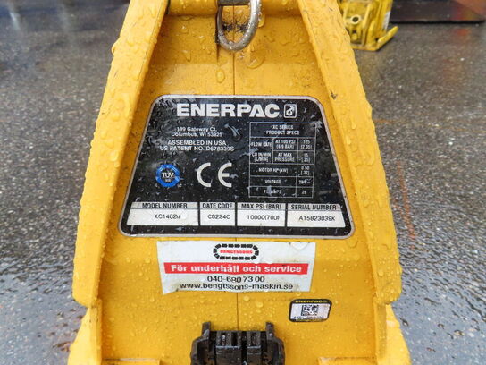 Accu. hydraulicpumpe, ENERPAC XC1402M med to ekstra accu.