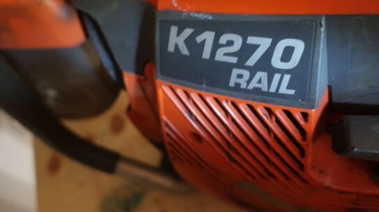 Kapsav, HUSQVARNA K1270 RAIL med 3 ekstra skæreskiver