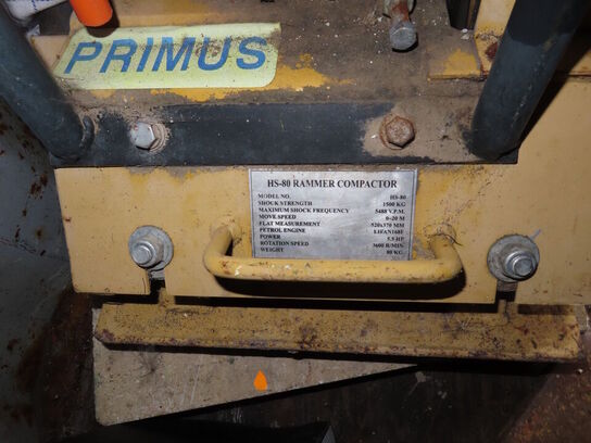 Pladevibrator, PRIMUS HS-80