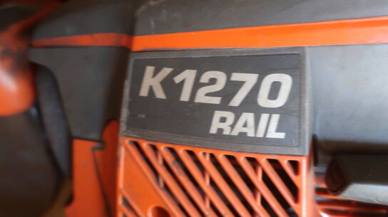 Kapsav, HUSQVARNA K1270 RAIL med 3 ekstra skæreskiver