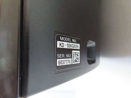 55" LED-TV, SONY KD-55XG8096 m. fjernbetjrning
