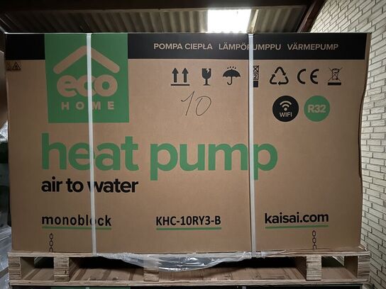 Fabriksny 12 KW luft til vand varmepumpe Kaisai KHC-12RY3-B