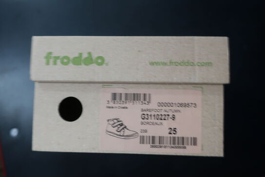 Sko FRODDO Barefoot Autumn G3110227-9 Bordeaux Str: 25