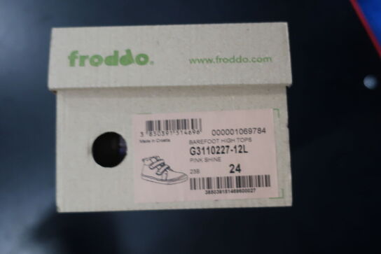 Sko FRODDO Barefoot High Tops G3110227-12L Pink Shine Str: 24