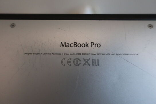 Macbook Pro, model A1502 EMC 2875