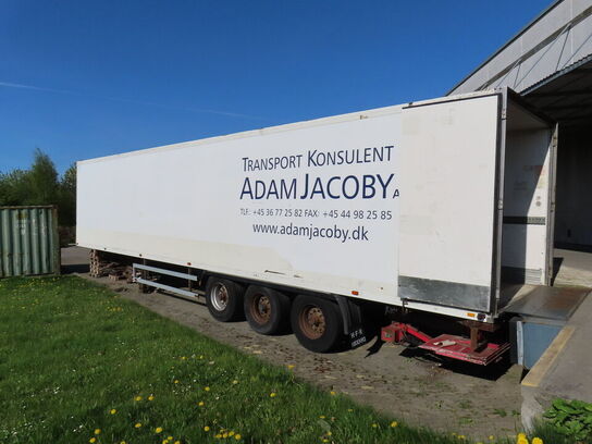 3-akslet køletrailer med Carrier Maxima 1200, inkl. div dæk og hjul